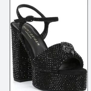 Kurt Geiger Black Heeled Sandals